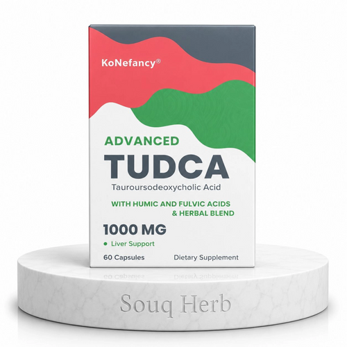 مكمل تودكا KoNefancy Advanced TUDCA 1000 mg 60 Capsules لدعم صحة الكبد وتنظيف السموم Liver Support & Detox - سوق هيرب مصر