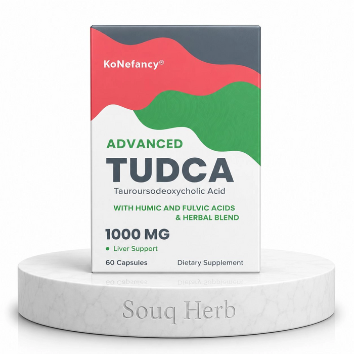 مكمل تودكا KoNefancy Advanced TUDCA 1000 mg 60 Capsules لدعم صحة الكبد وتنظيف السموم Liver Support & Detox - سوق هيرب مصر