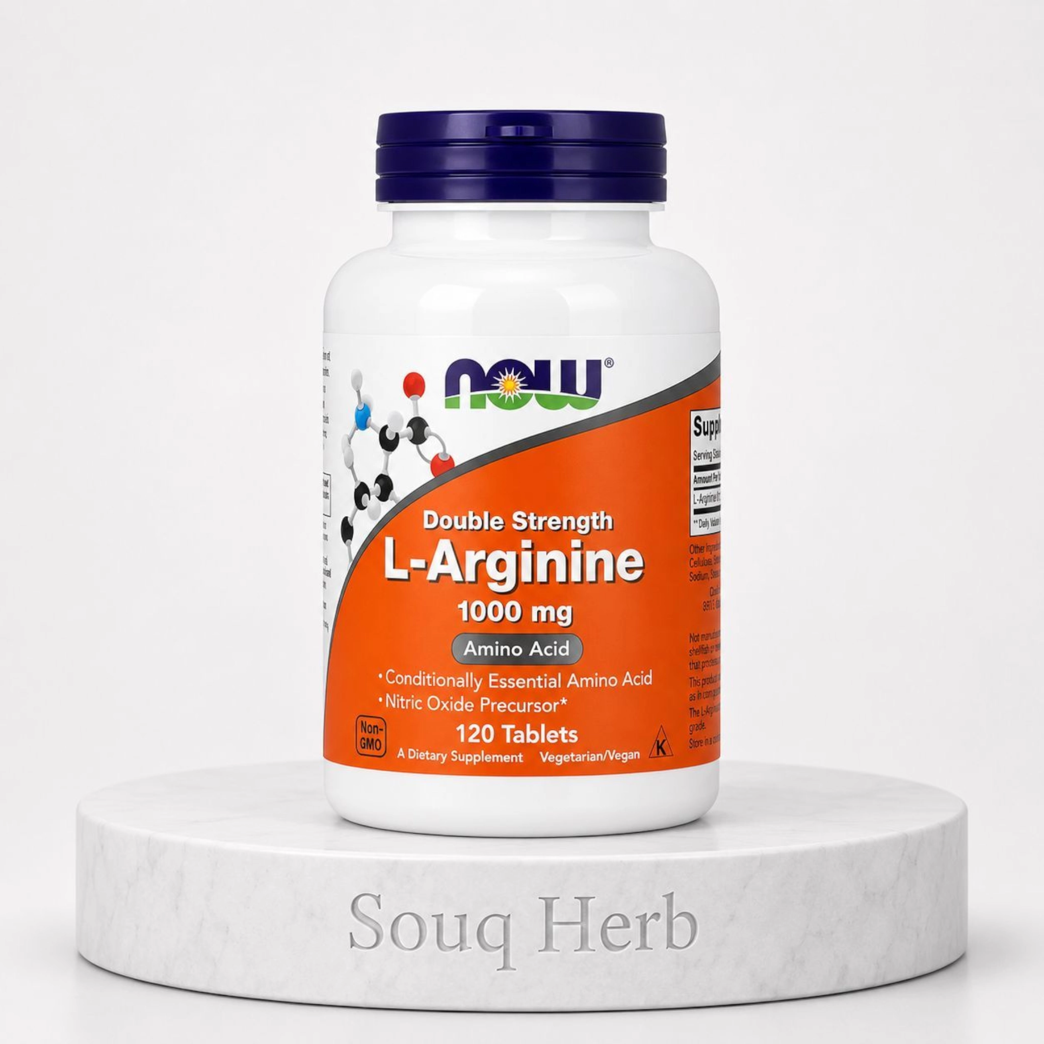 L-Arginine 1000mg by NOW