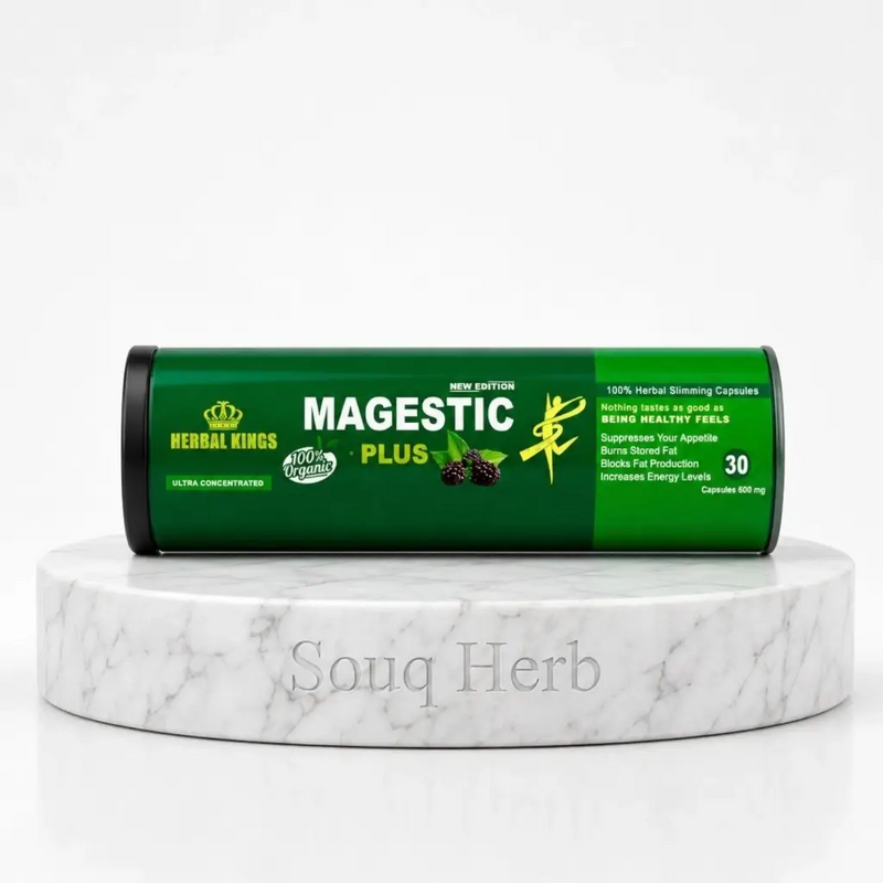 كبسولات ماجستيك بلس للتخسيس الأصلية في مصر من سوق هيرب | Herbal Kings Magestic Plus slimming capsules from Souq Herb Egypt