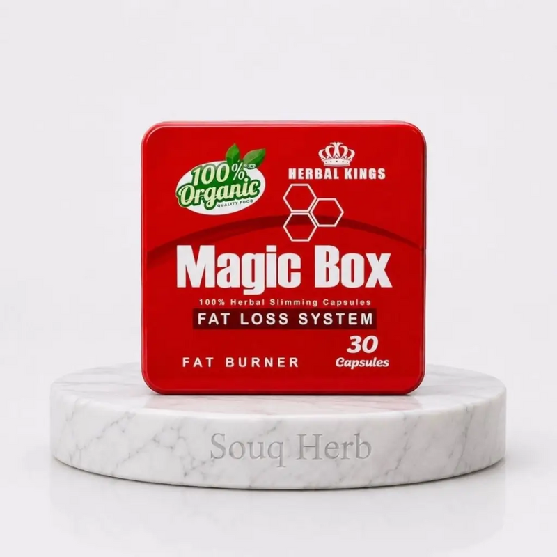 كبسولات ماجيك بوكس Magic Box للتخسيس وحرق الدهون 30 كبسولة Herbal Kings - سوق هيرب مصر