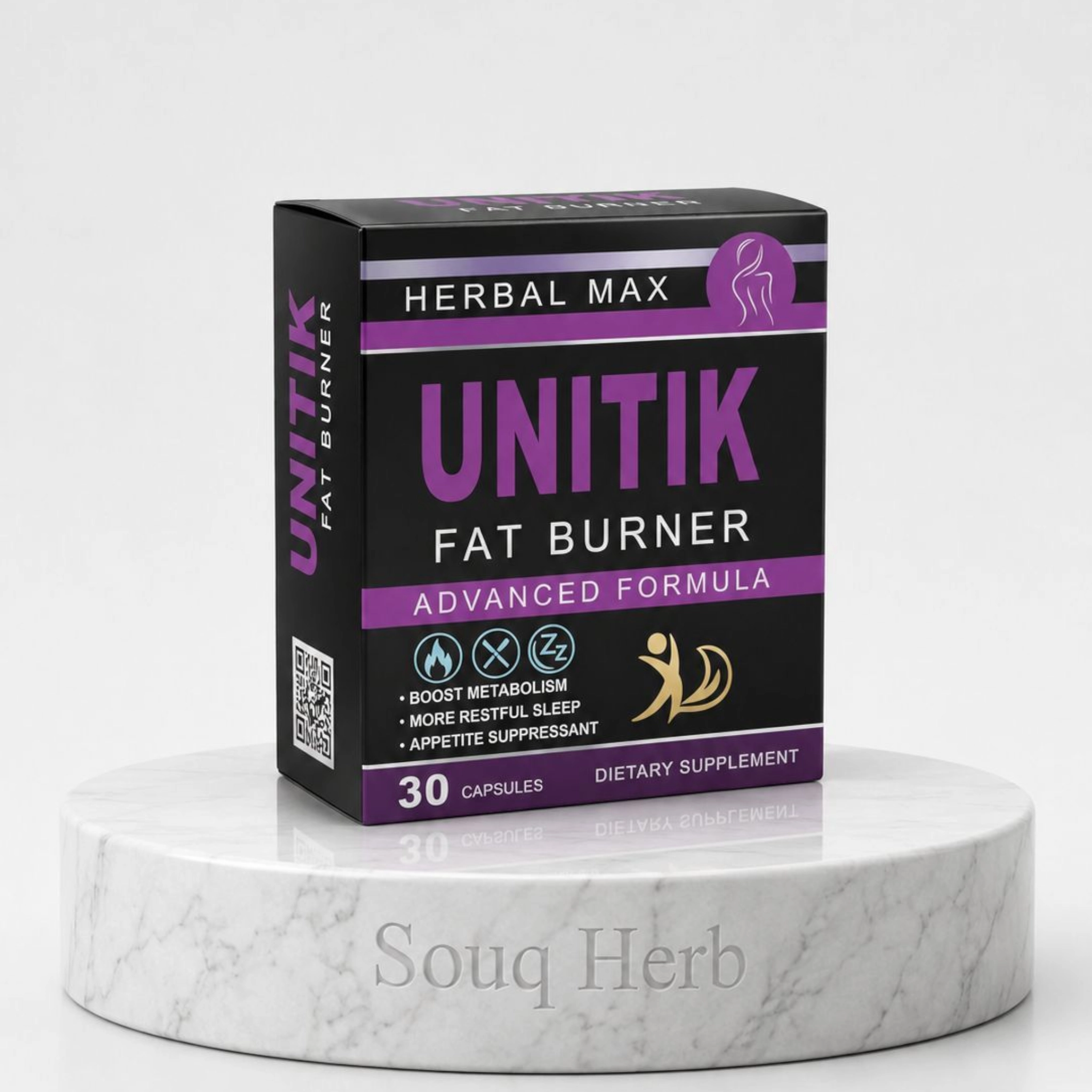 Unitik Natural Weight Loss Capsules X Fit - كبسولات يوني تيك للتخسيس إكس فيت