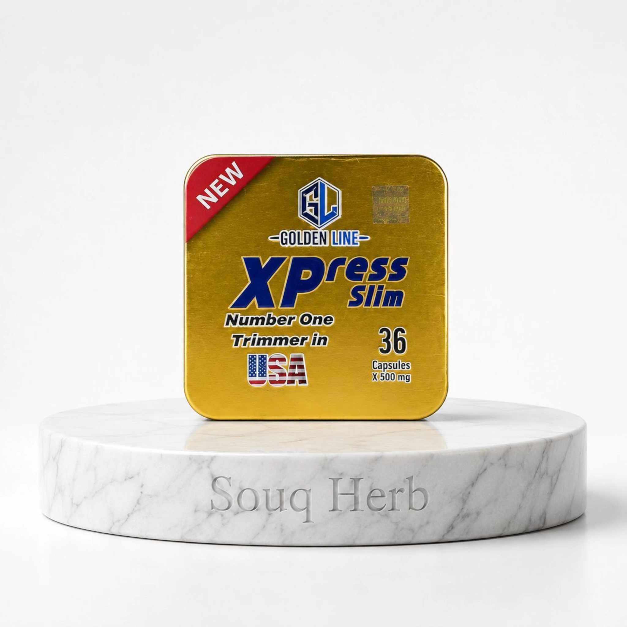 كبسولات اكسبريس سليم جولدن لاين للتخسيس الأصلية في مصر من سوق هيرب | Golden Line XPress Slim capsules from Souq Herb Egypt