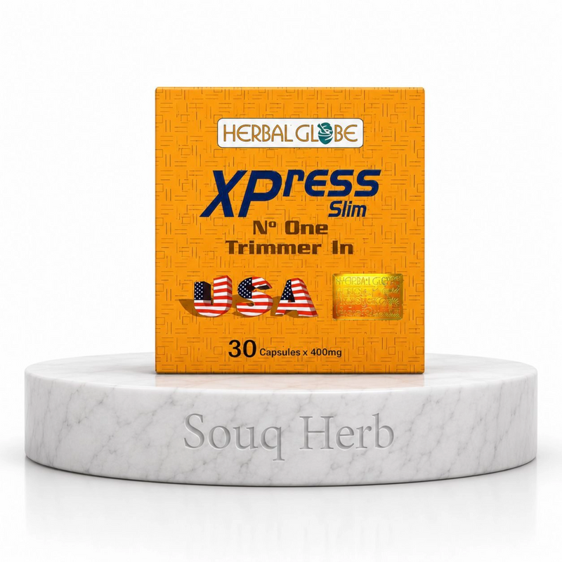 Herbal Globe Xpress Slim capsules for weight loss - علبة كبسولات إكسبريس سليم للتخسيس من سوق هيرب