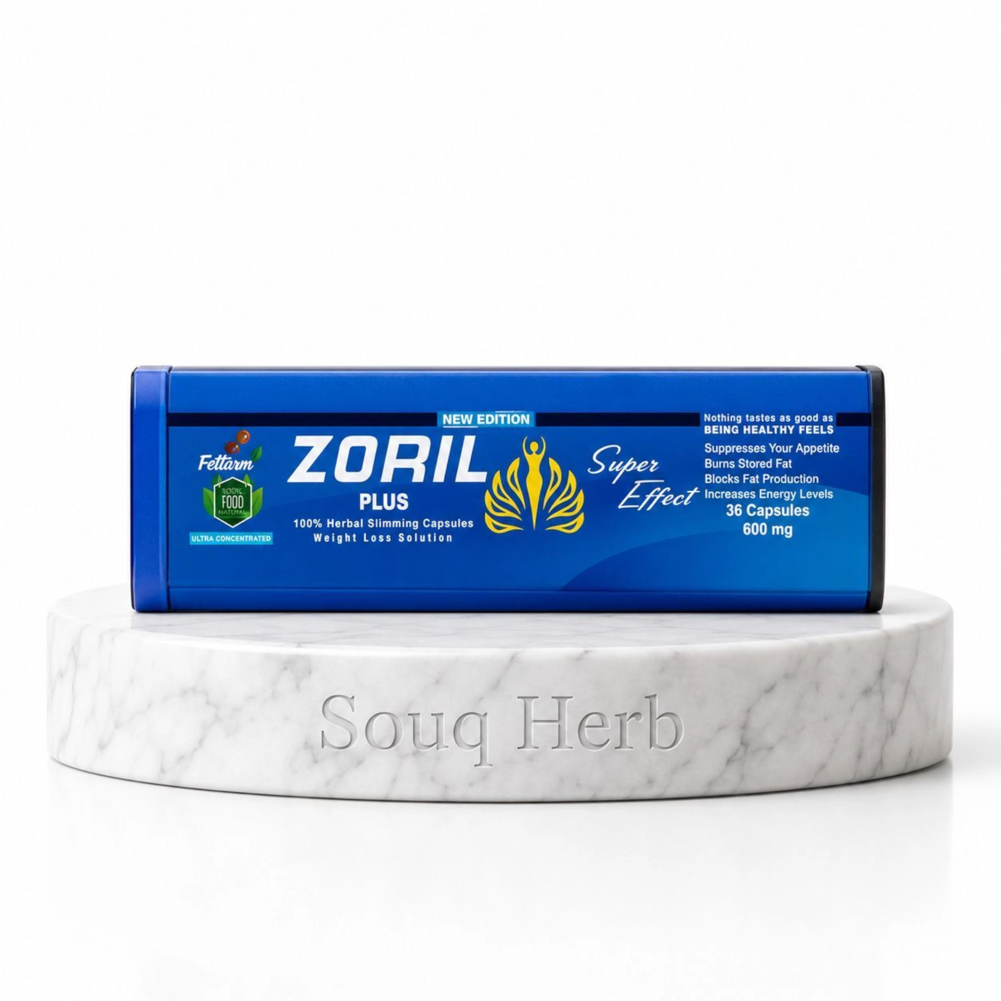 Zoril Plus Natural Weight Loss Capsules New Edition - كبسولات زوريل بلس العشبية للتخسيس الإصدار الجديد