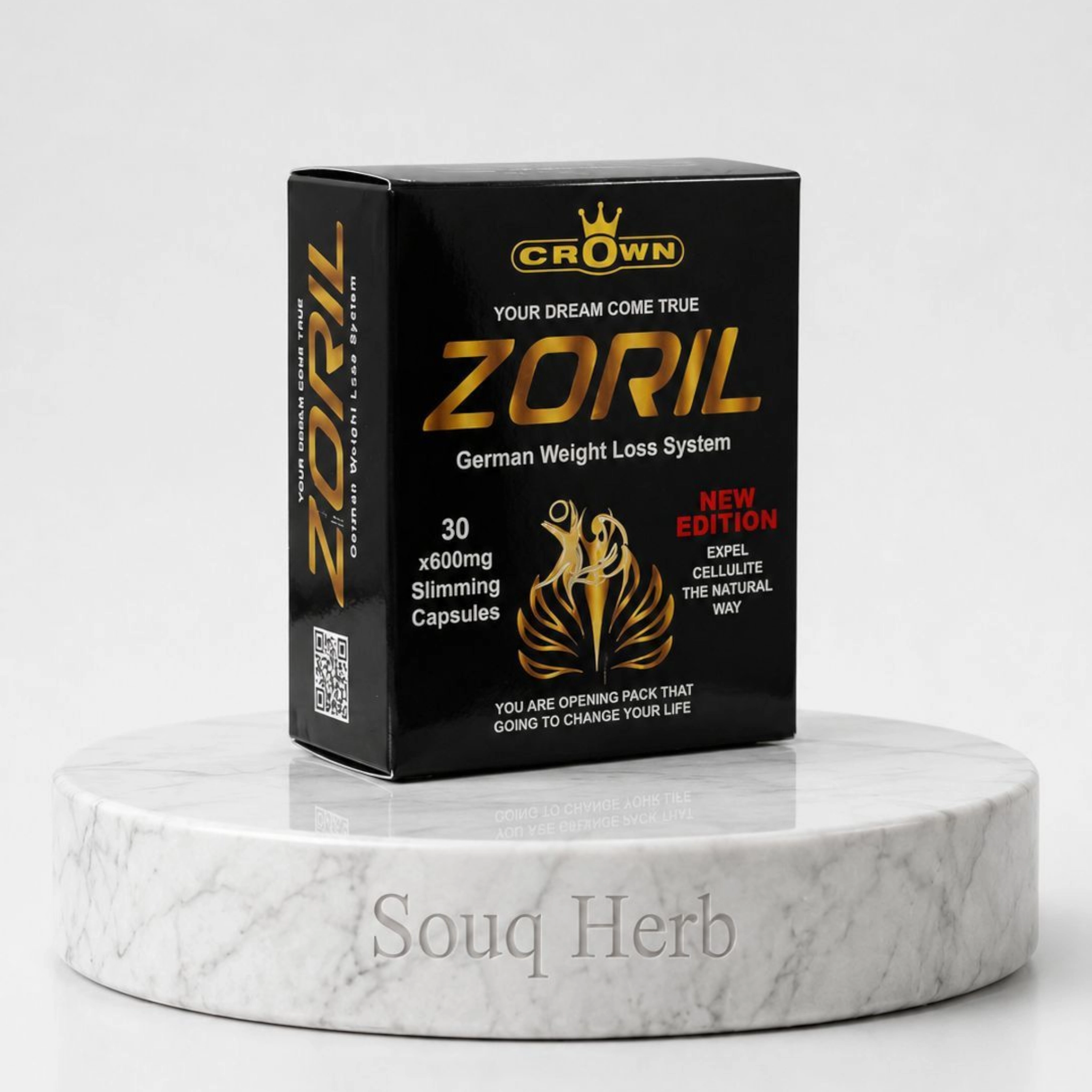 Zoril Natural Weight Loss Capsules by Crown - كبسولات زوريل للتخسيس كراون