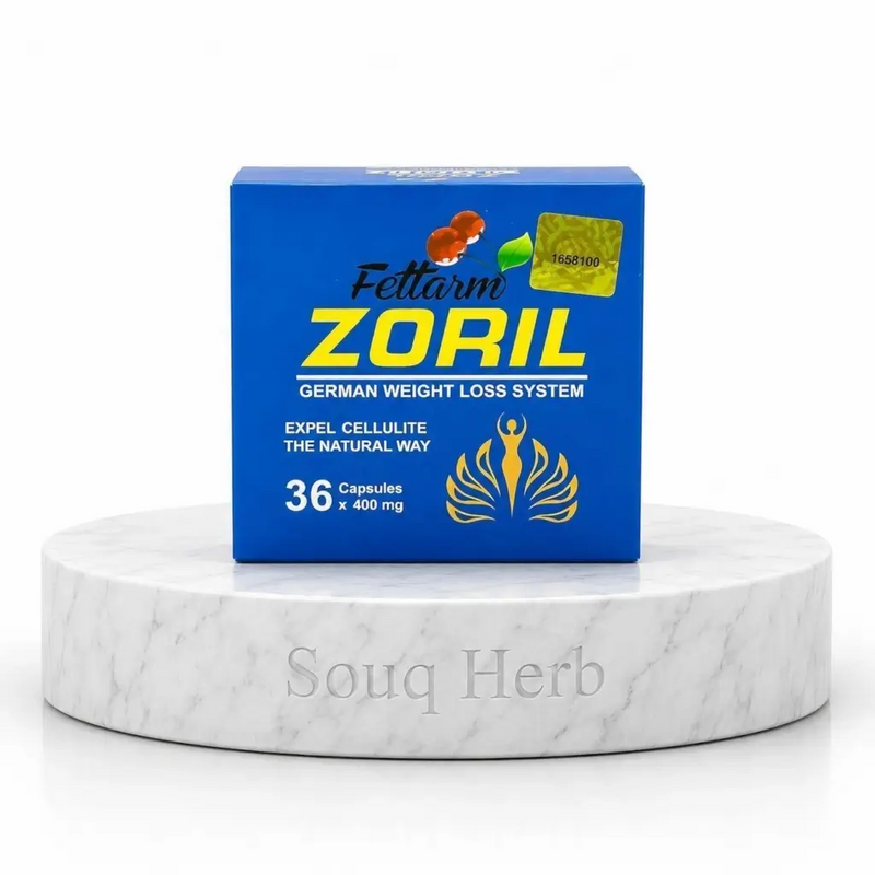 كبسولات زوريل للتخسيس الأصلية في مصر من سوق هيرب | Fettarm Zoril German Weight Loss capsules from Souq Herb Egypt
