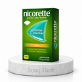 علبة علكة نيكوريت بنكهة الفواكه 4 ملجم للإقلاع عن التدخين - Nicorette Fruit Chill 4mg nicotine gum box sugar free.